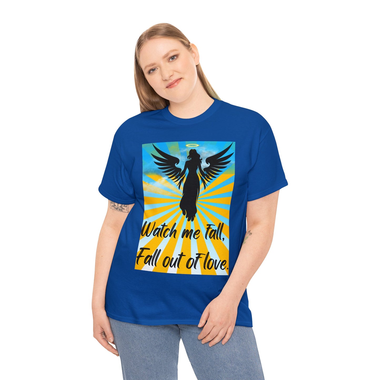 FALL OUT OF LOVE Unisex Heavy Cotton Tee