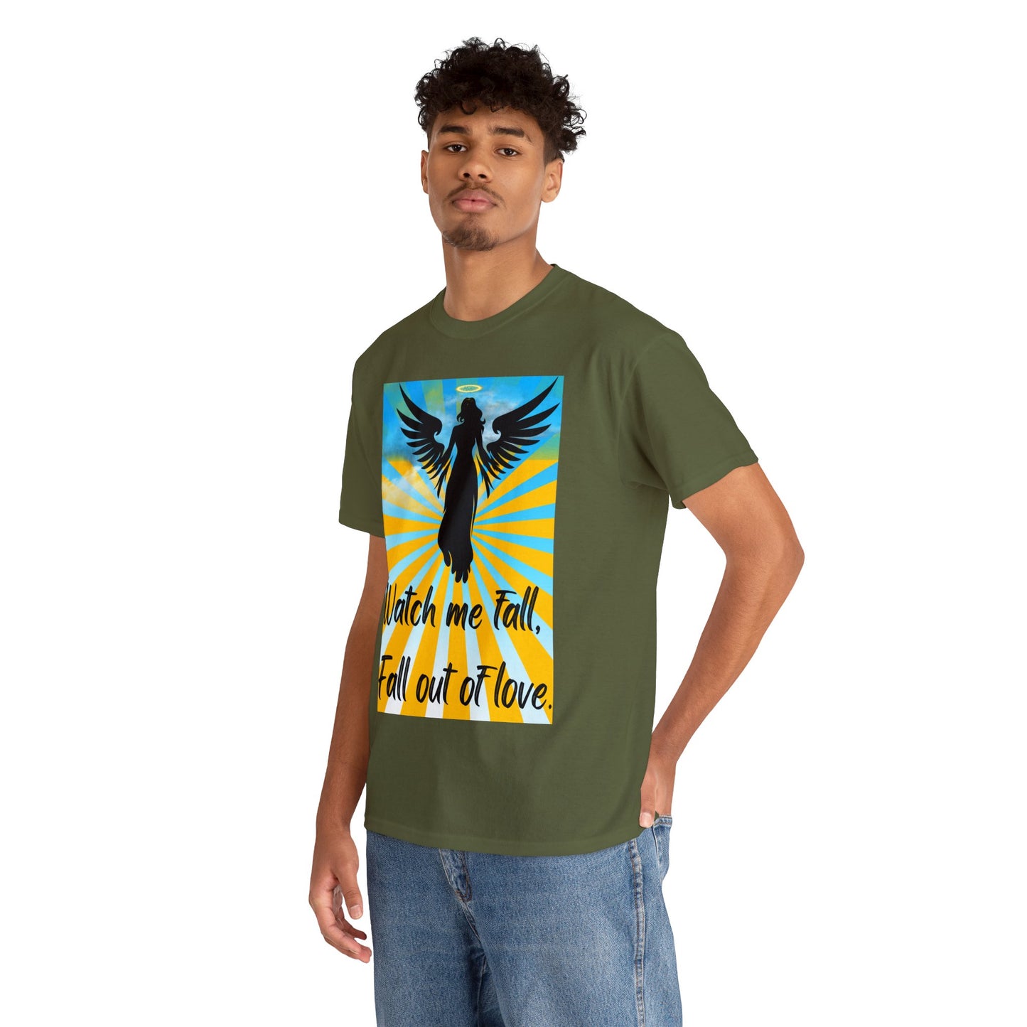 FALL OUT OF LOVE Unisex Heavy Cotton Tee
