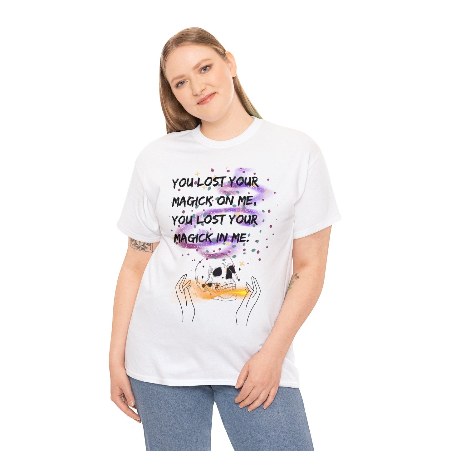 LOST YOUR MAGICK Unisex Heavy Cotton Tee