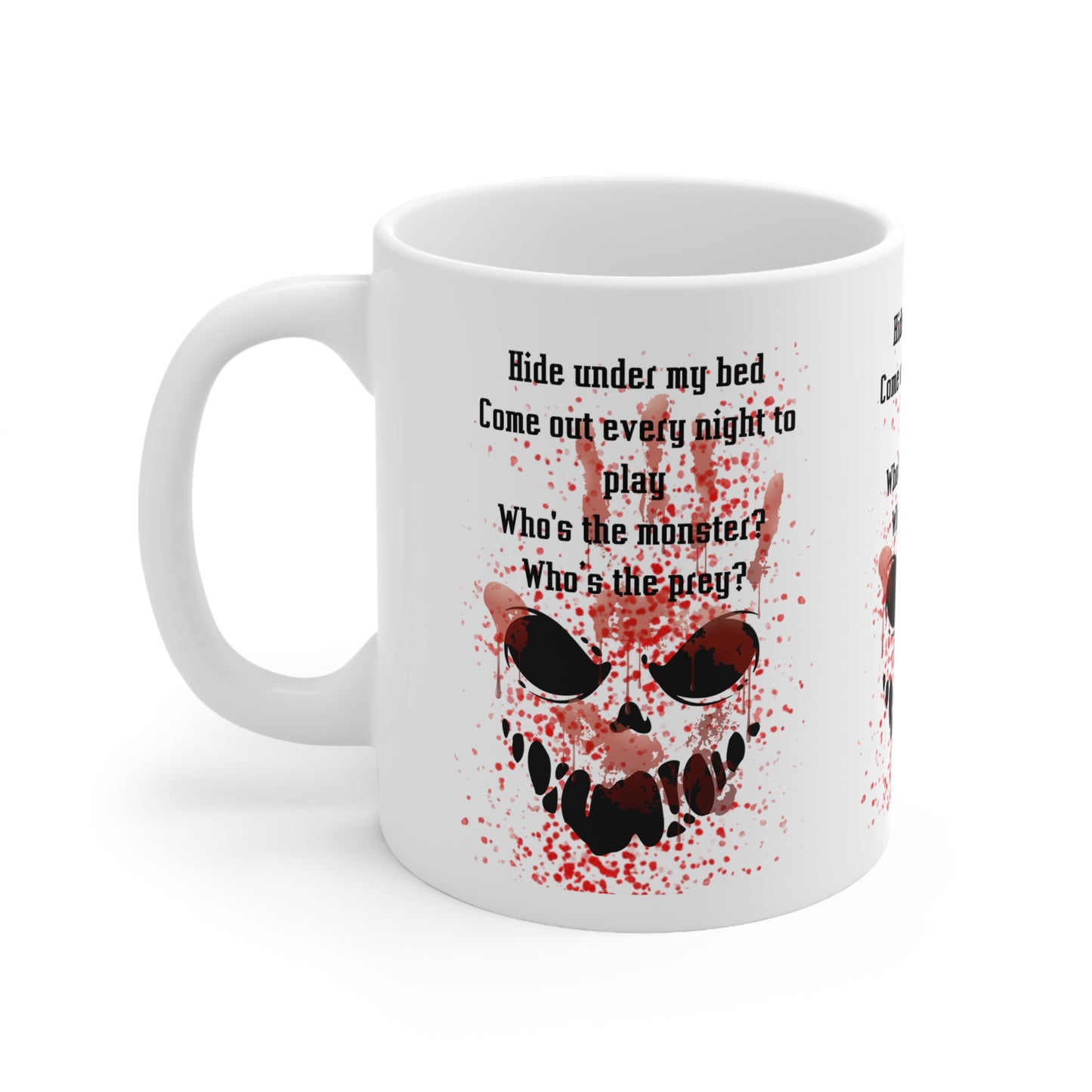 MONSTERS UNDER MY BED Ceramic Mug 11oz