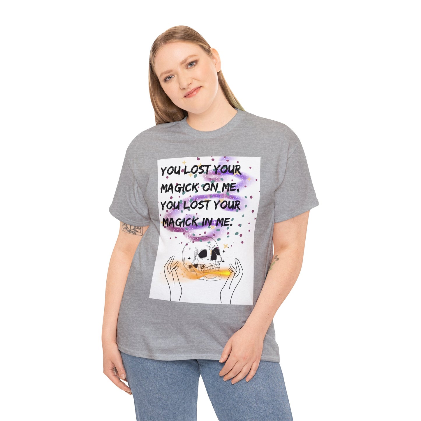 LOST YOUR MAGICK Unisex Heavy Cotton Tee