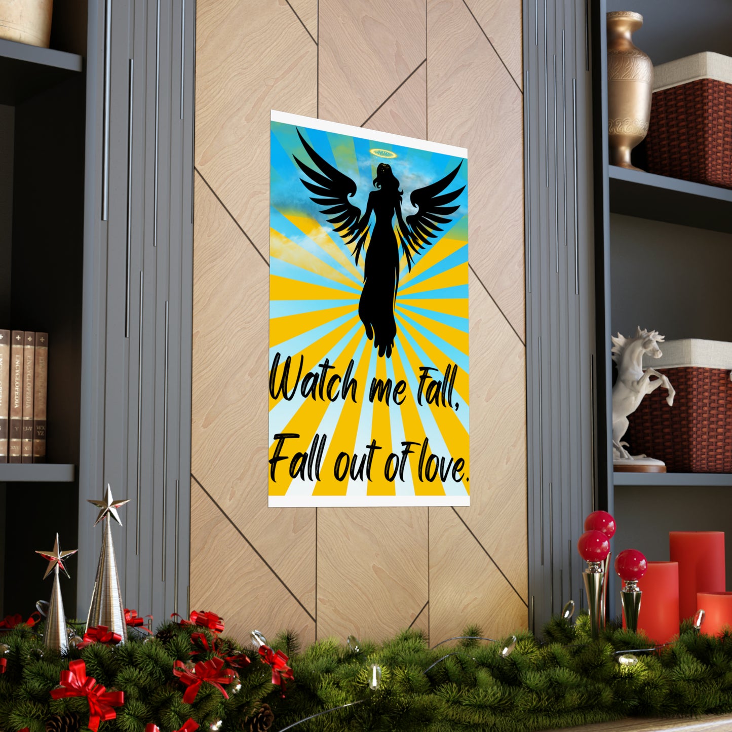 FALL OUT OF LOVE  Matte Vertical Posters