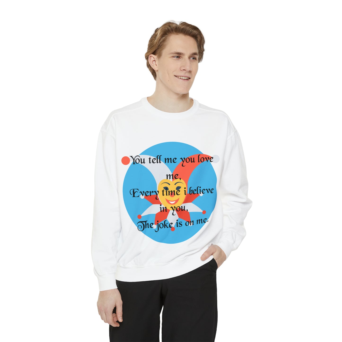 THE JOKESTER Unisex Garment-Dyed Sweatshirt