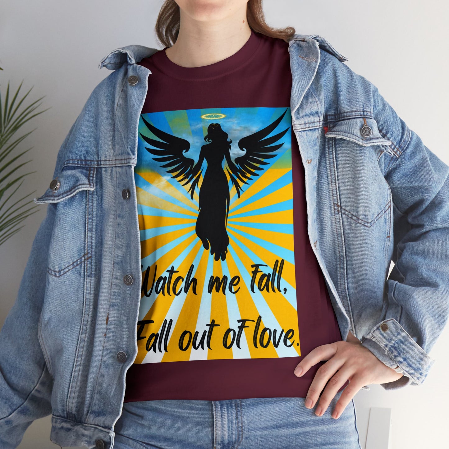 FALL OUT OF LOVE Unisex Heavy Cotton Tee