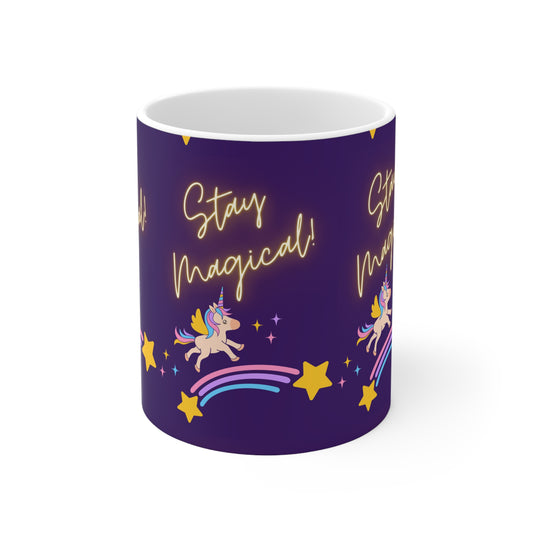 STAY MAGICAL UNICORN LOVE Ceramic Mug 11oz