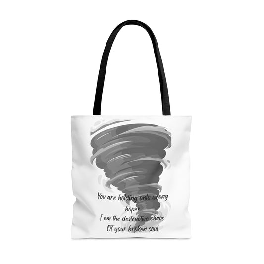 DESTRUCTIVE CHAOS Tote Bag (AOP)