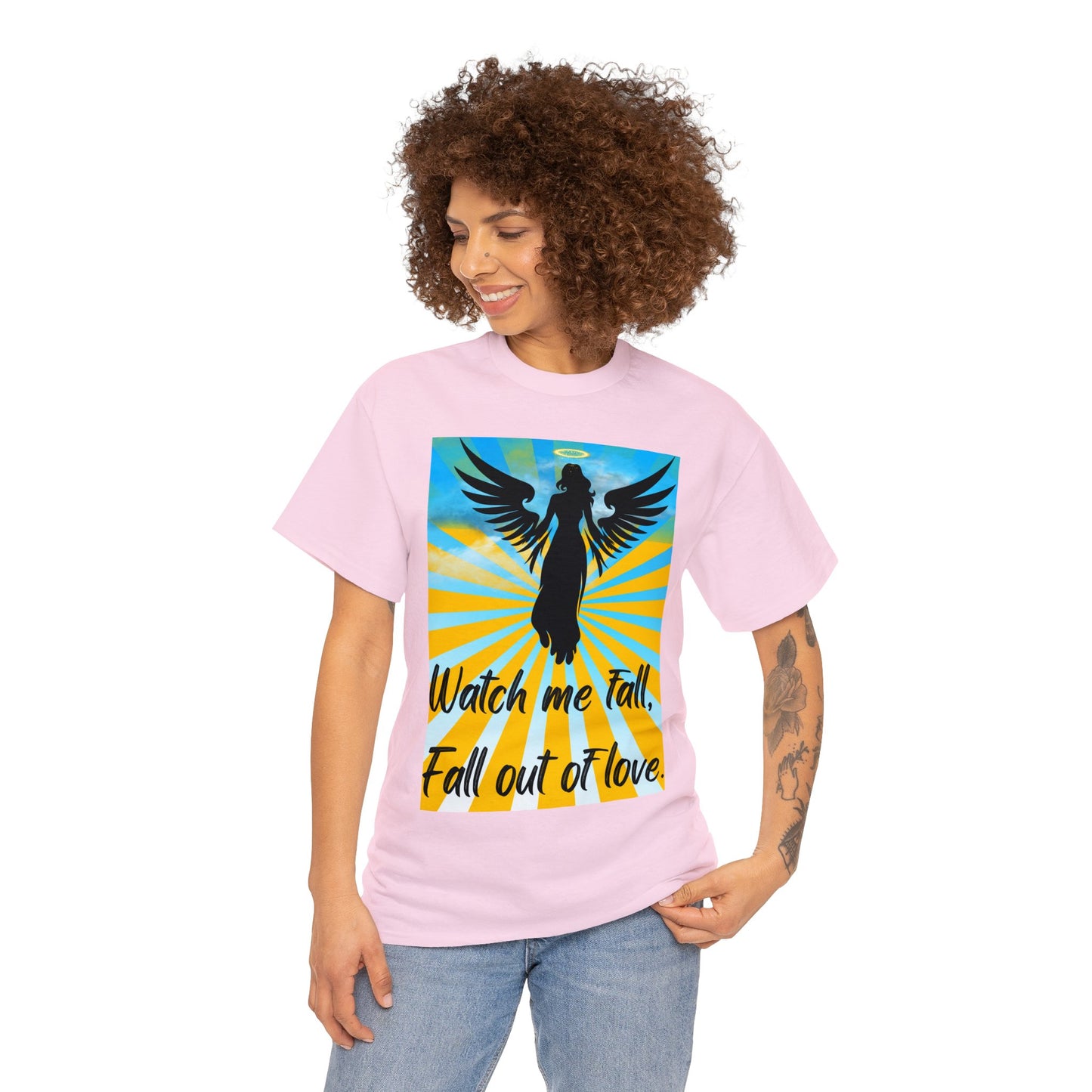 FALL OUT OF LOVE Unisex Heavy Cotton Tee