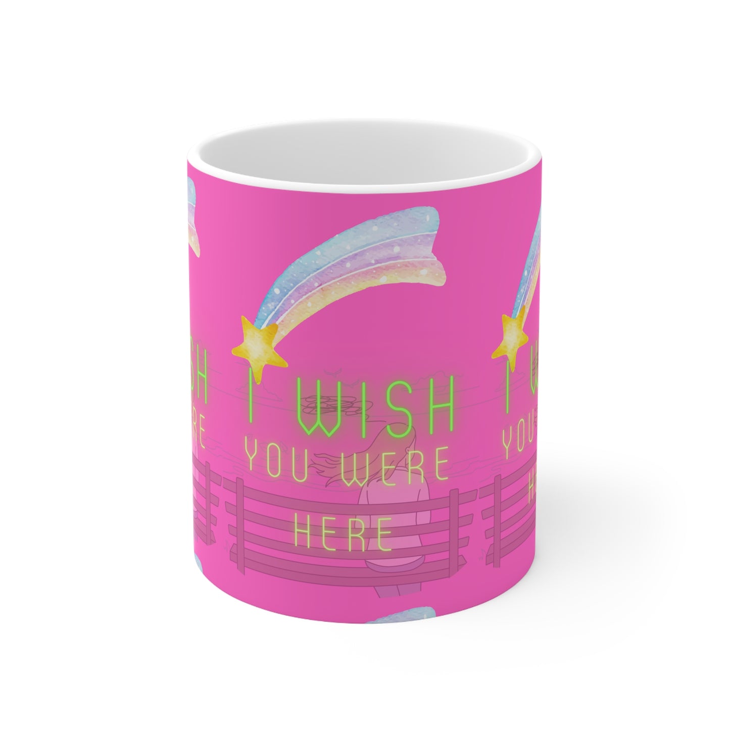I WISH YOU WERE HERE Ceramic Mug 11oz