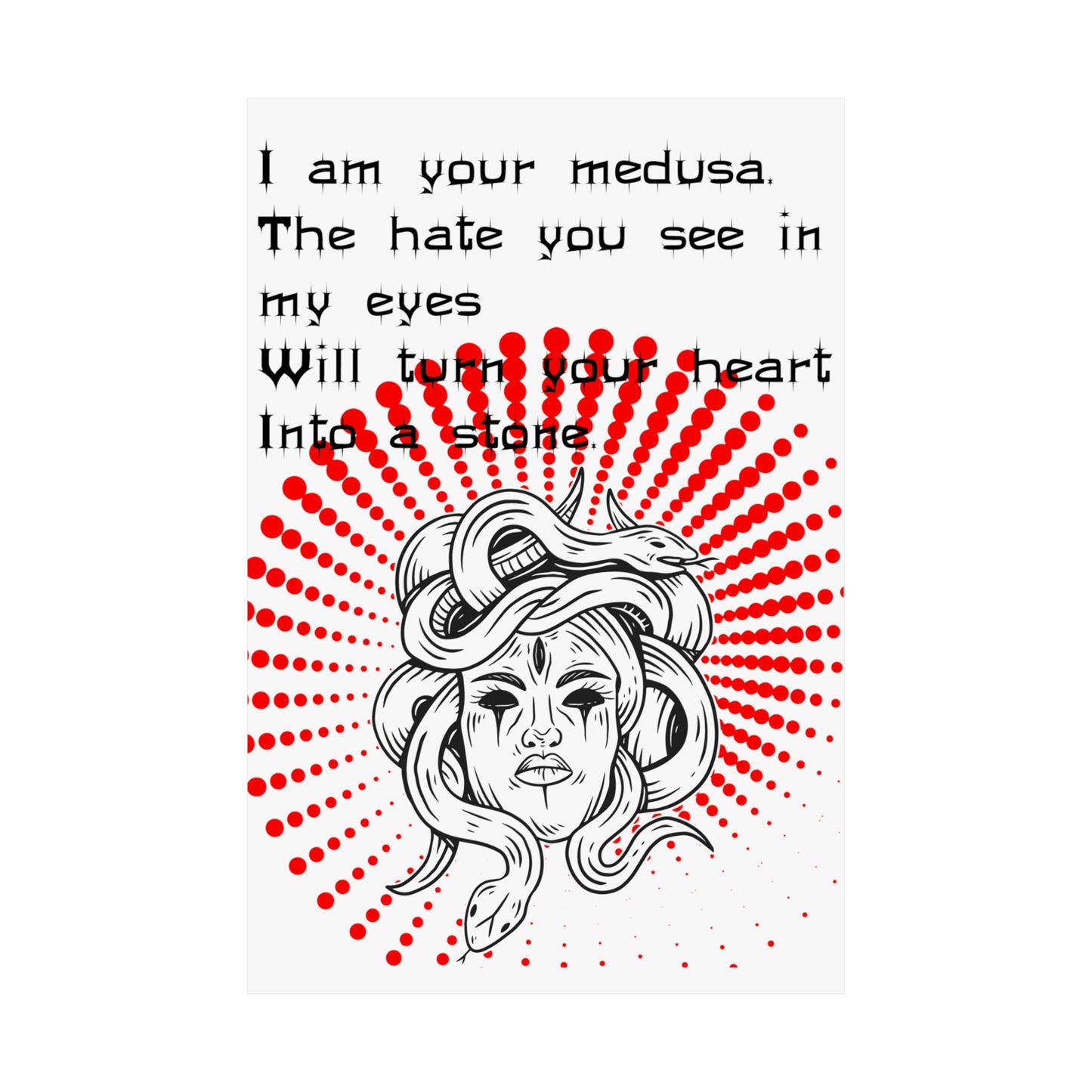 MEDUSA TALES   Matte Vertical Posters