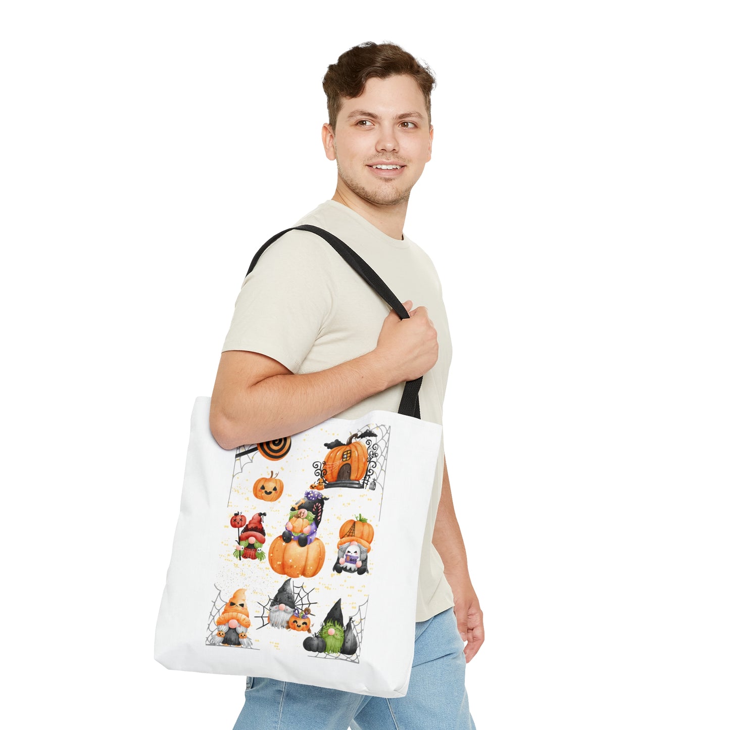 GNOMES and PUMPKIN Tote Bag (AOP)