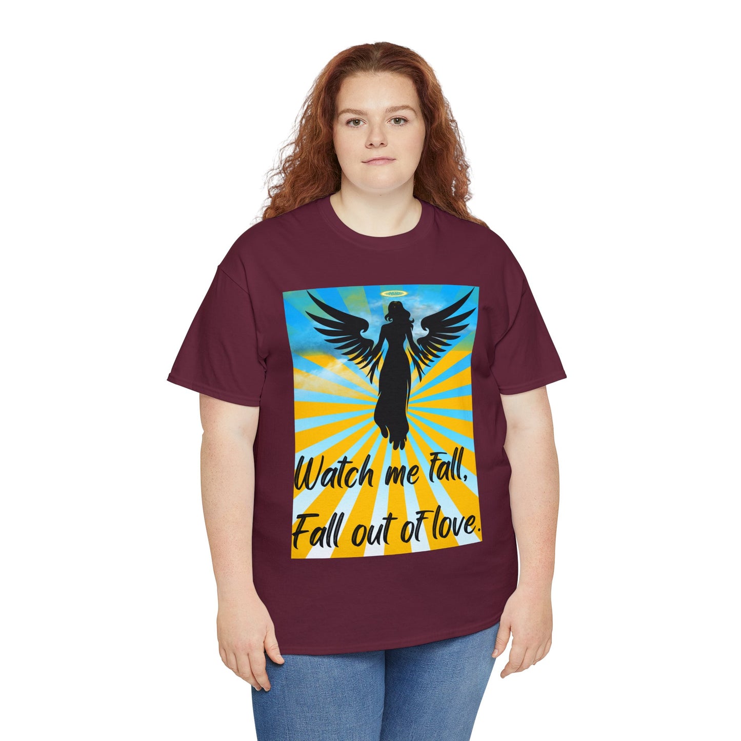 FALL OUT OF LOVE Unisex Heavy Cotton Tee