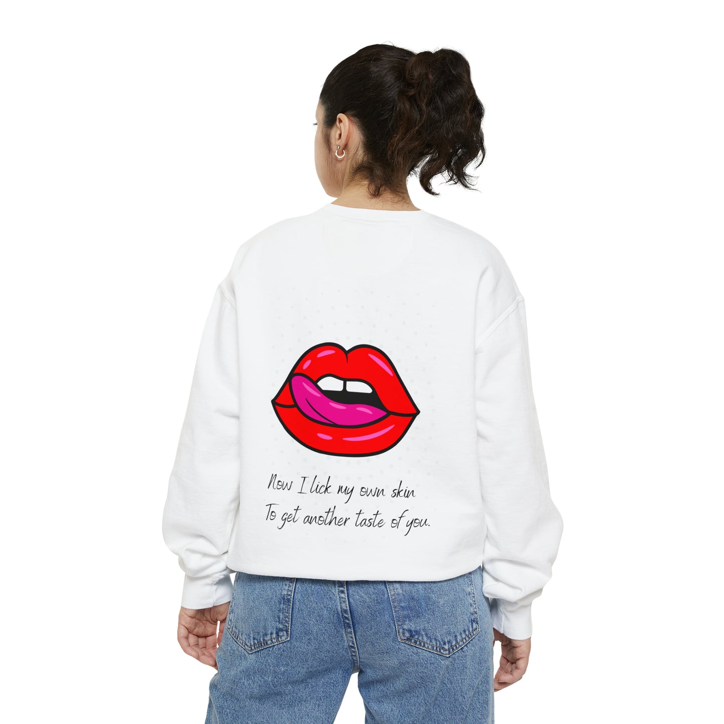 LICK MYSELF Unisex Garment-Dyed Sweatshirt
