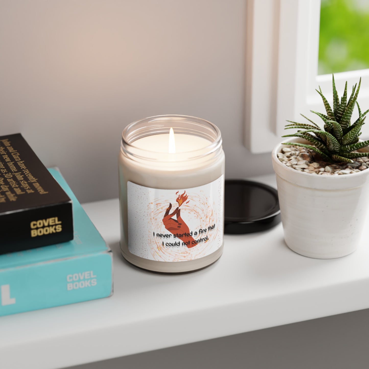 I HAVE NEVER STARTED A FIRE Scented Soy Candle, 9oz