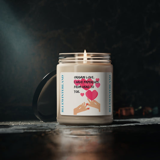 ORIGAME LOVE  Scented Soy Candle, 9oz