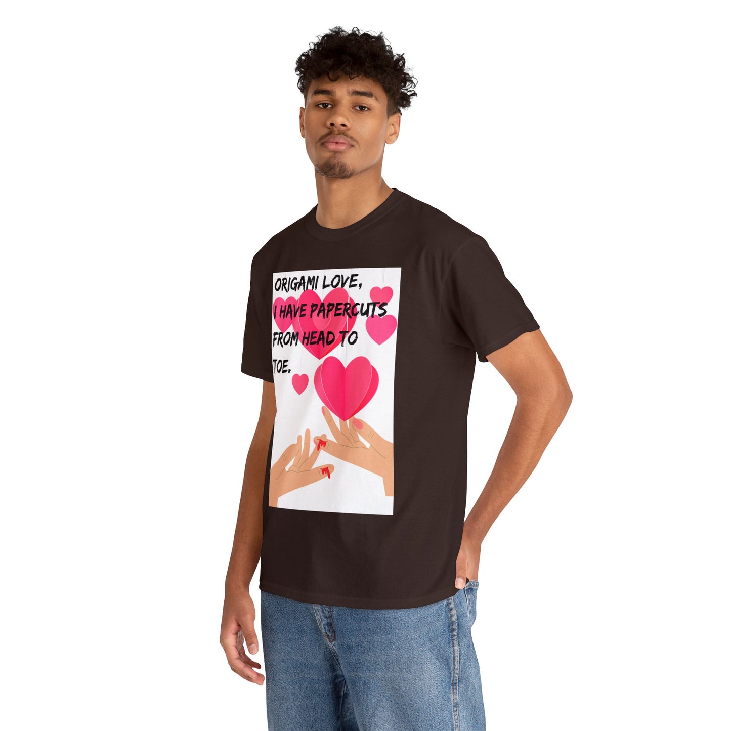 ORIGAME LOVE Unisex Heavy Cotton Tee