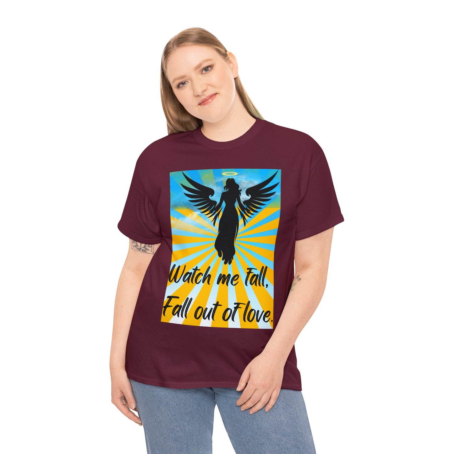 FALL OUT OF LOVE Unisex Heavy Cotton Tee