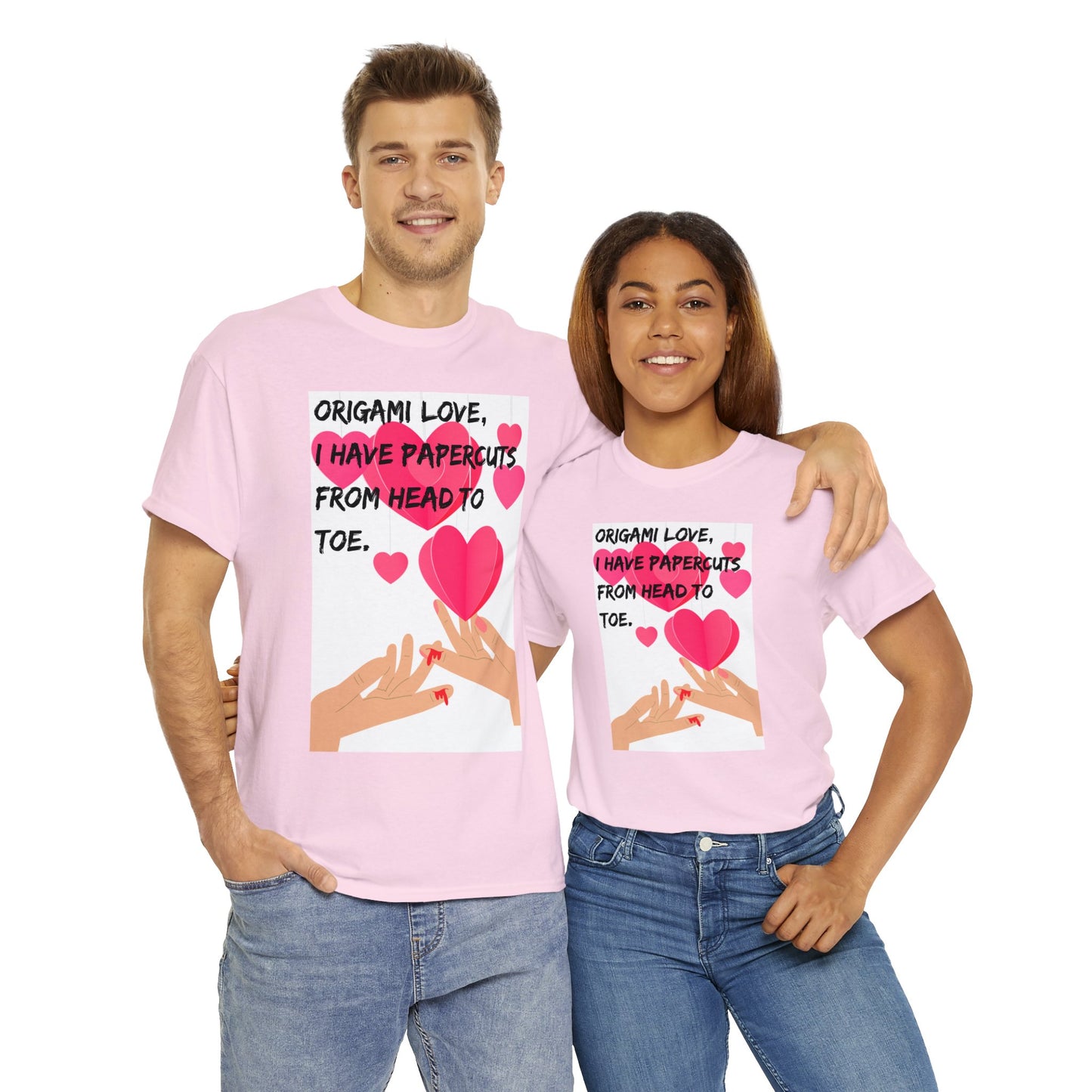 ORIGAME LOVE Unisex Heavy Cotton Tee