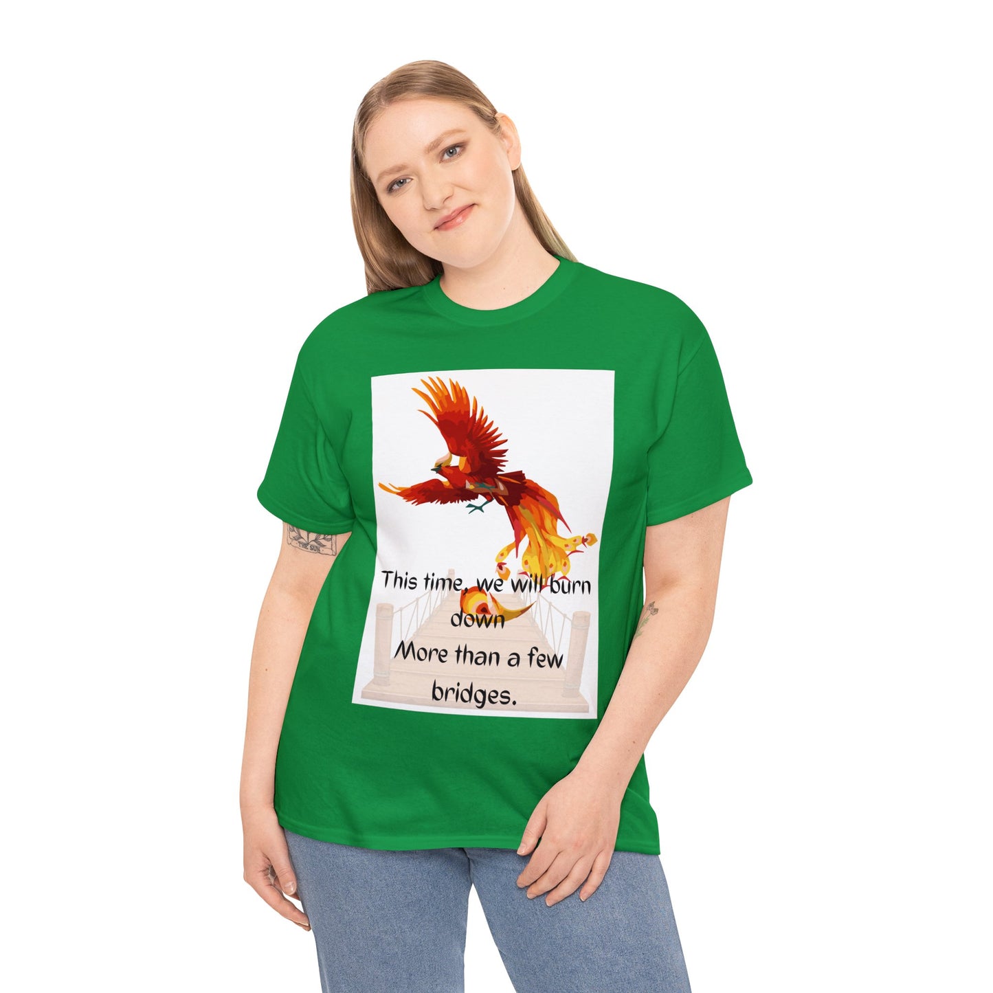 BRIDGES Unisex Heavy Cotton Tee
