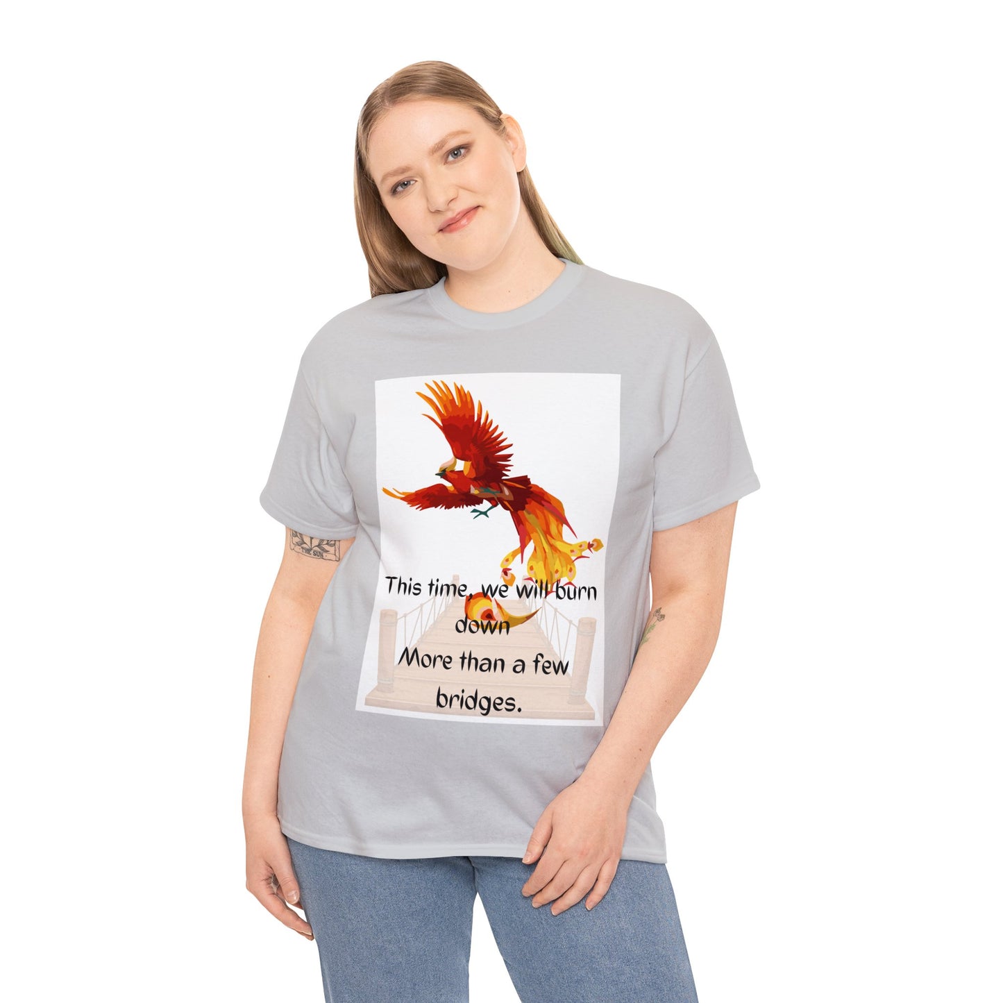 BRIDGES Unisex Heavy Cotton Tee