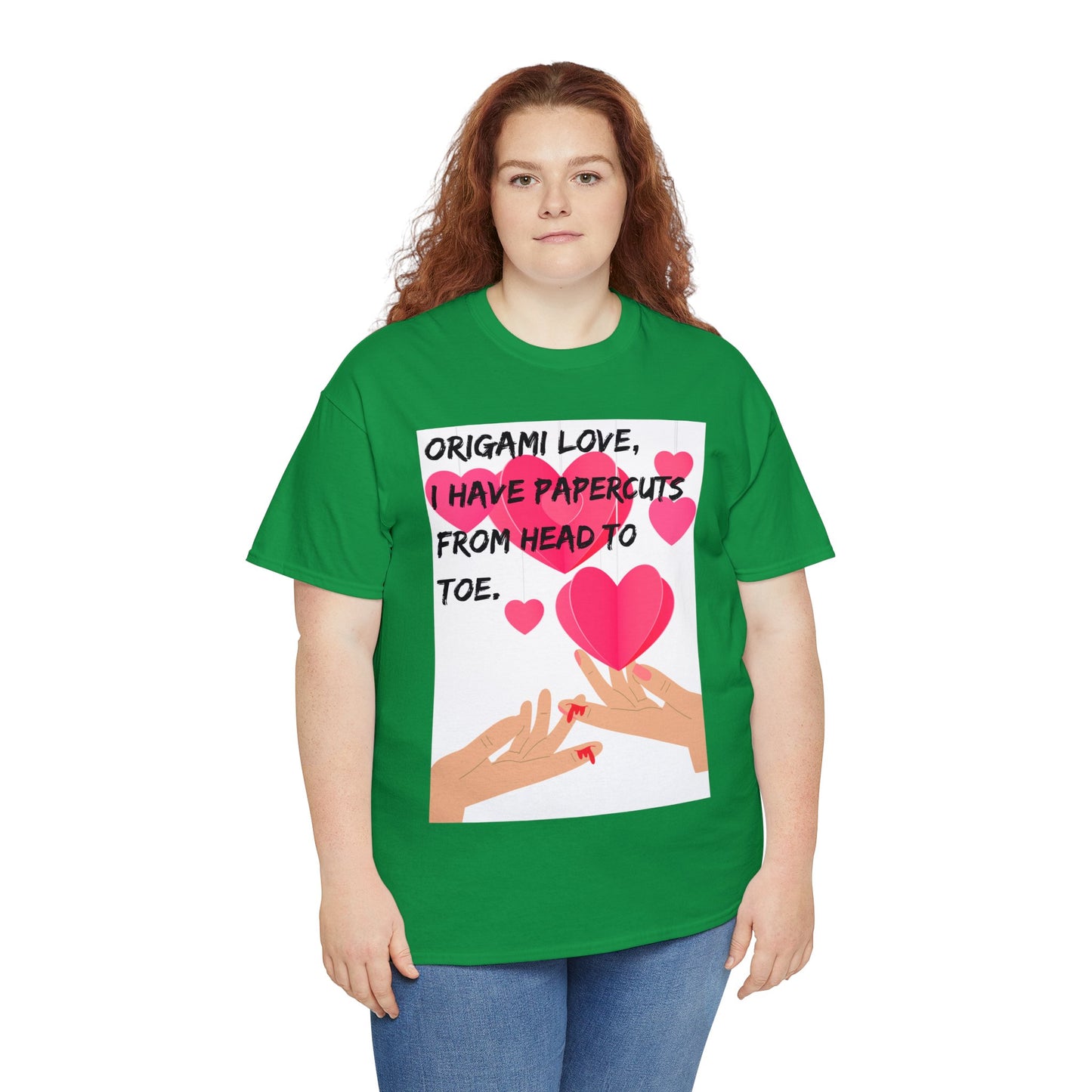 ORIGAME LOVE Unisex Heavy Cotton Tee