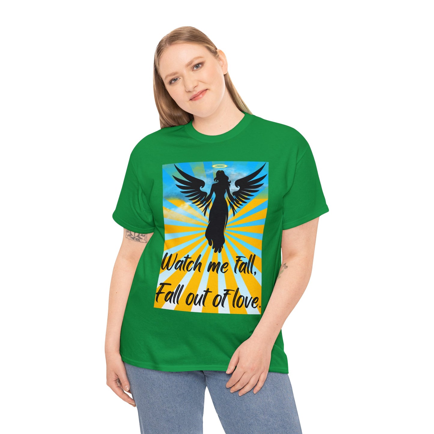 FALL OUT OF LOVE Unisex Heavy Cotton Tee