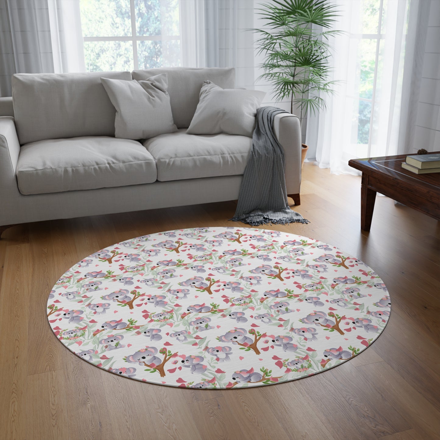 I KOALA YOU Round Rug