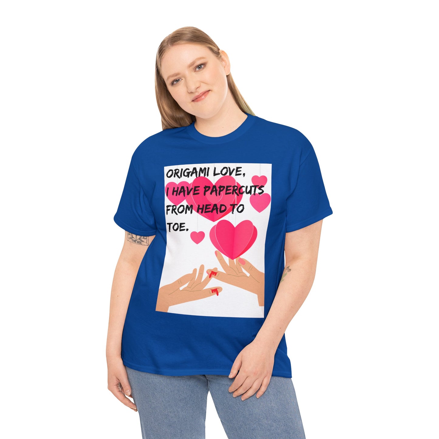 ORIGAME LOVE Unisex Heavy Cotton Tee