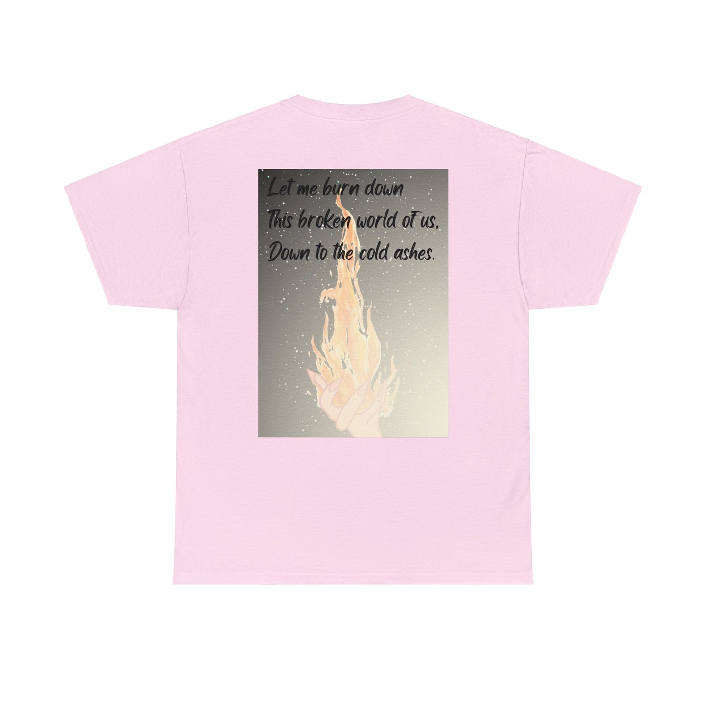 DOWN TO THE ASHES  Unisex Heavy Cotton Tee