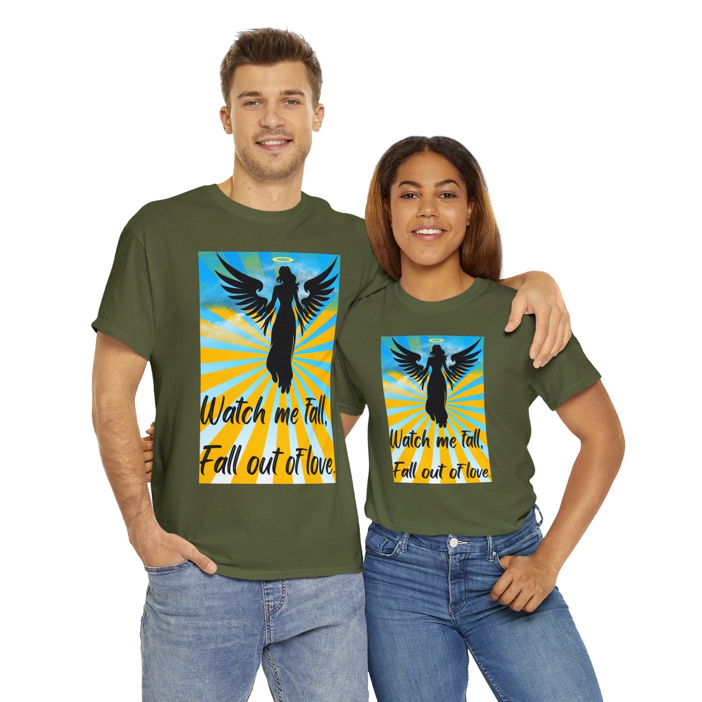 FALL OUT OF LOVE Unisex Heavy Cotton Tee