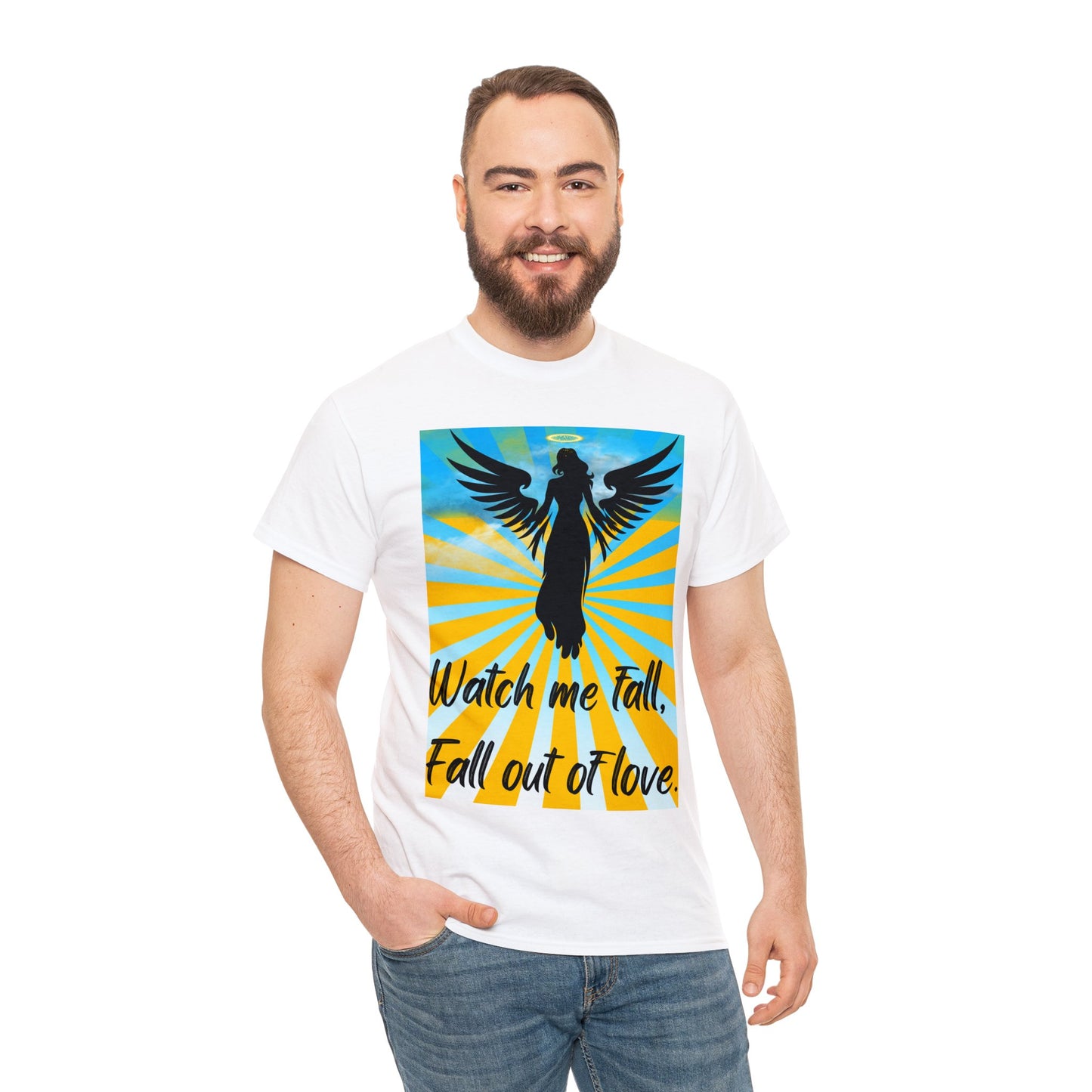 FALL OUT OF LOVE Unisex Heavy Cotton Tee