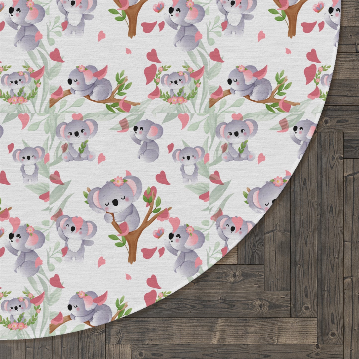 I KOALA YOU Round Rug