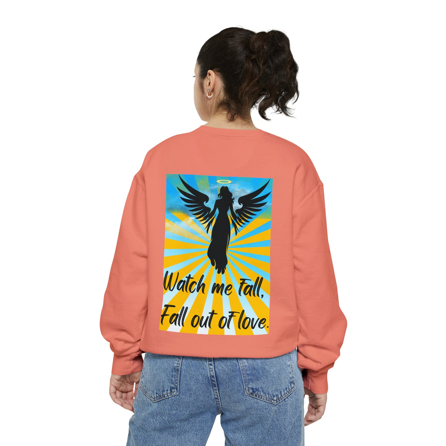 FALL OUT OF LOVE  Unisex Garment-Dyed Sweatshirt