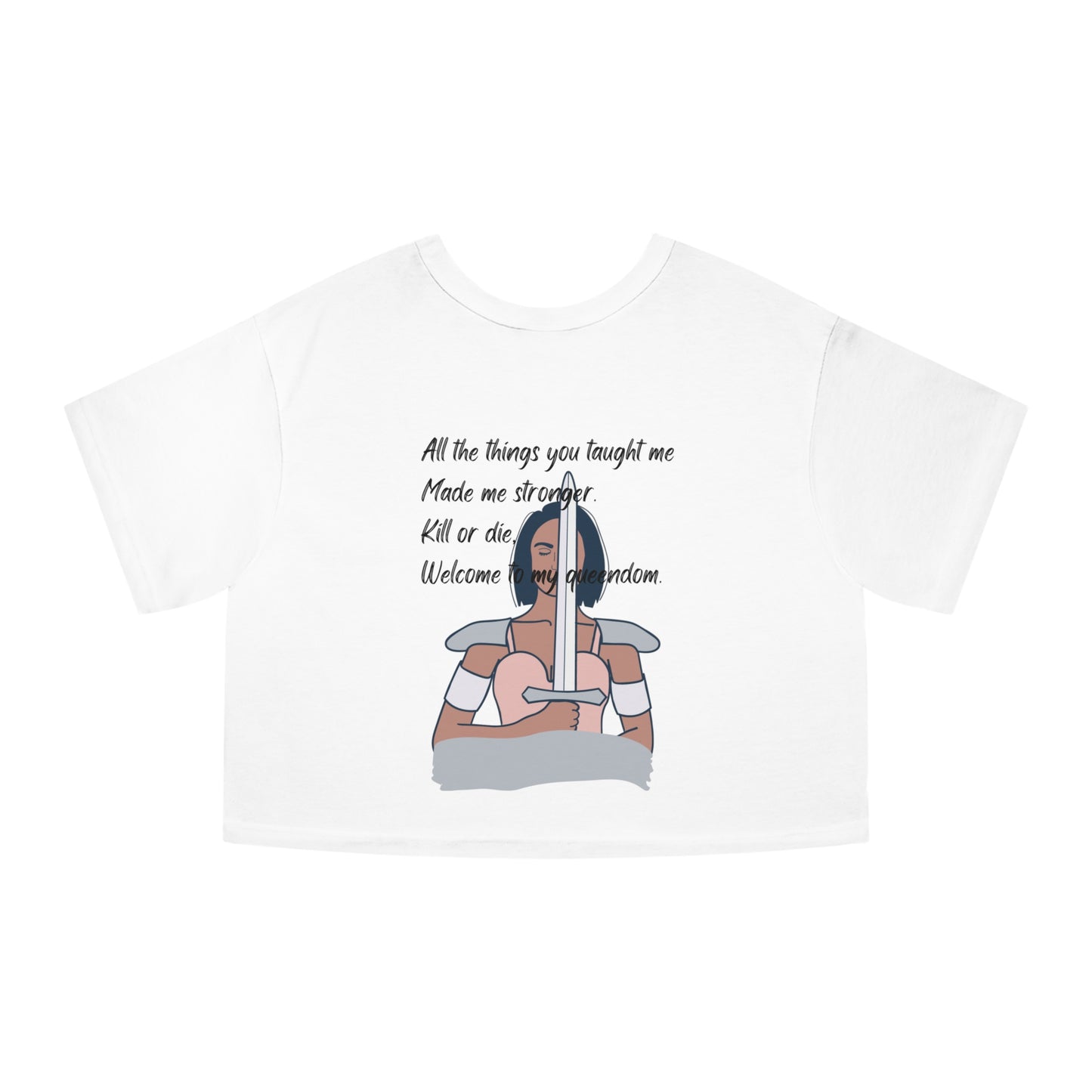 QUEENDOM Champion Women's Heritage Cropped T-Shirt