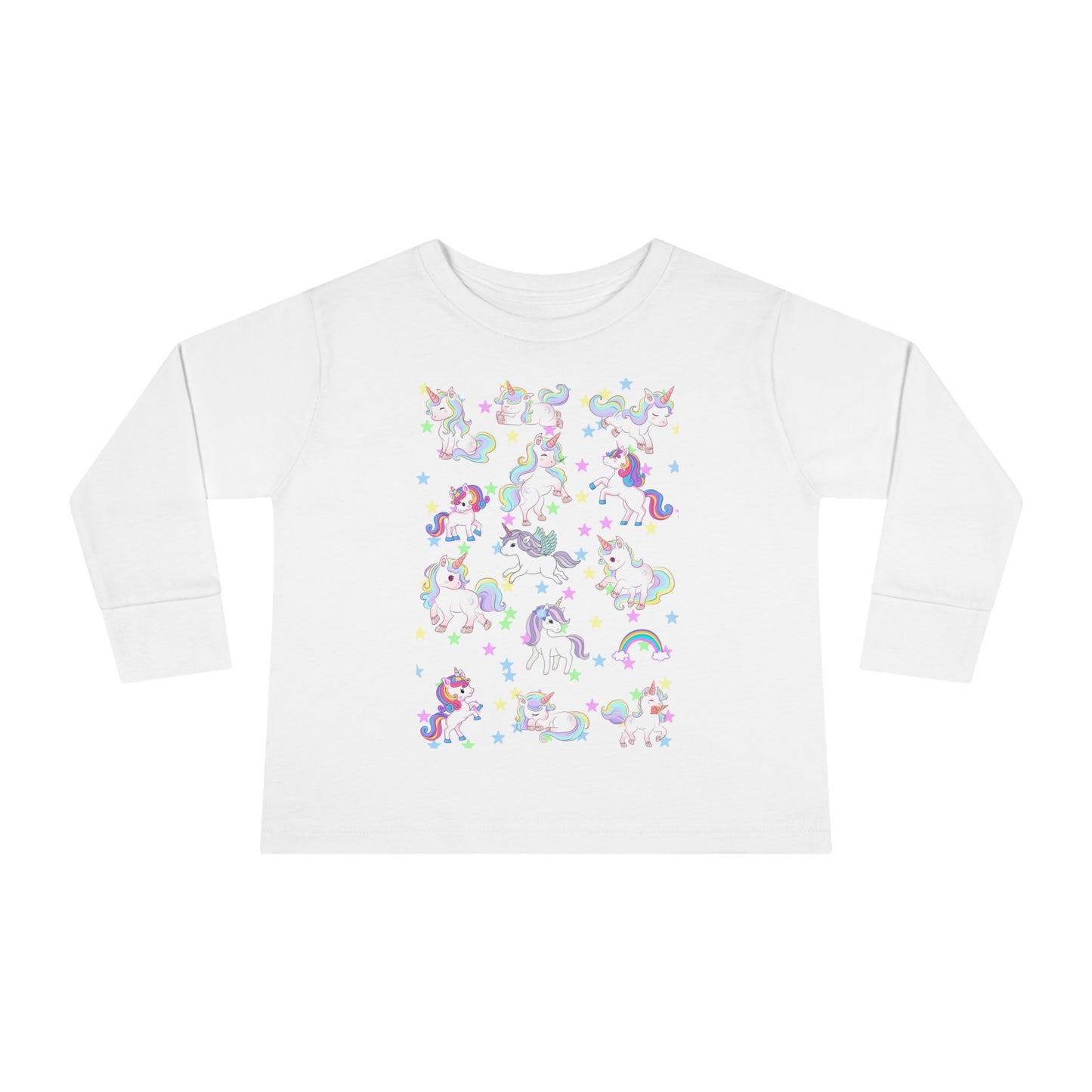 UNICORN LOVE Toddler Long Sleeve Tee
