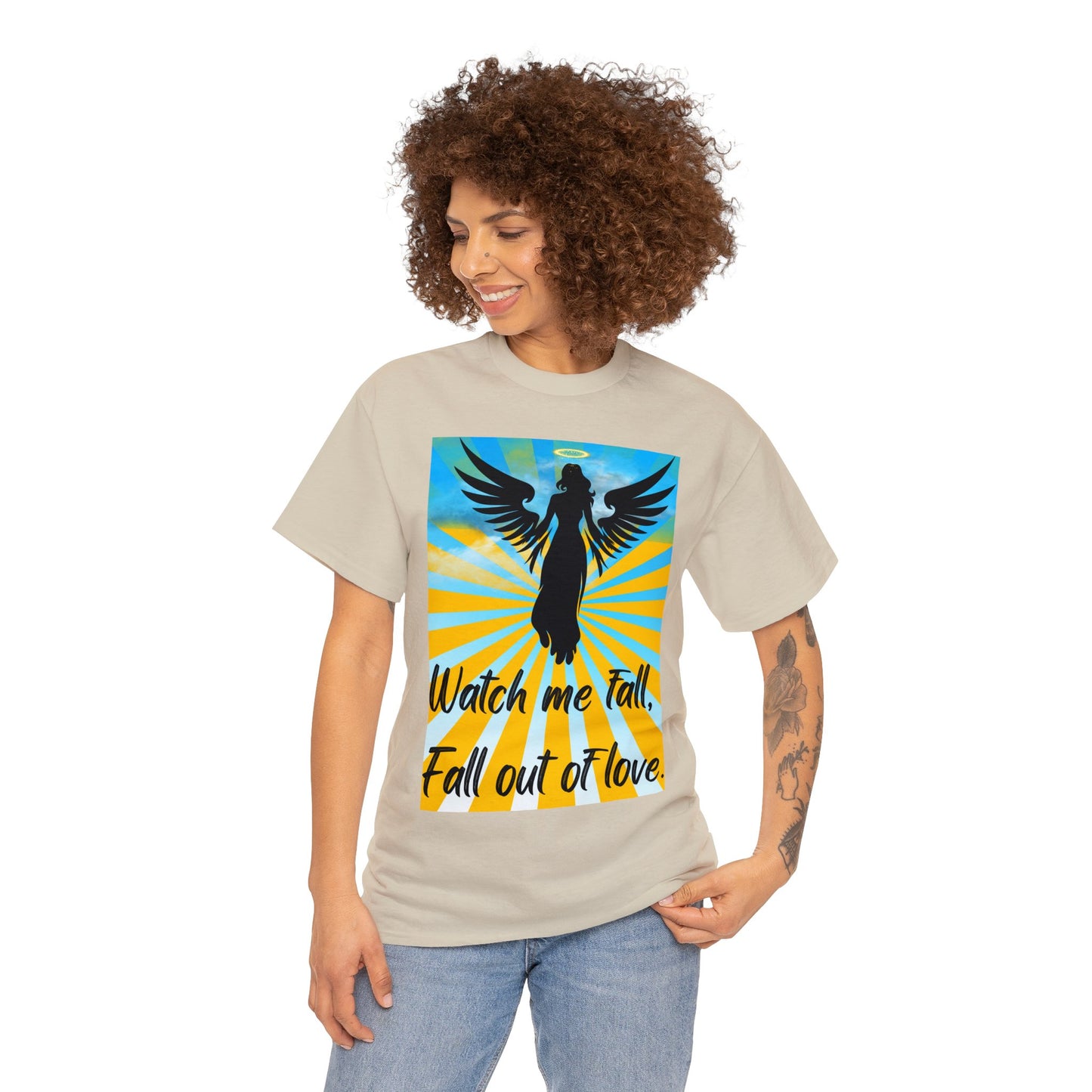 FALL OUT OF LOVE Unisex Heavy Cotton Tee