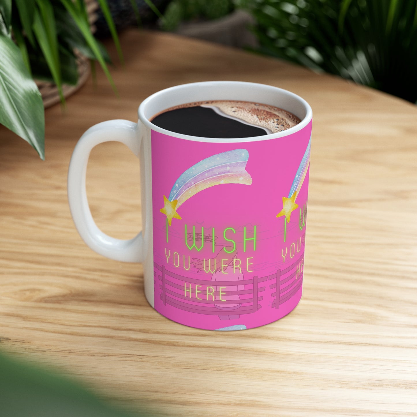 I WISH YOU WERE HERE Ceramic Mug 11oz