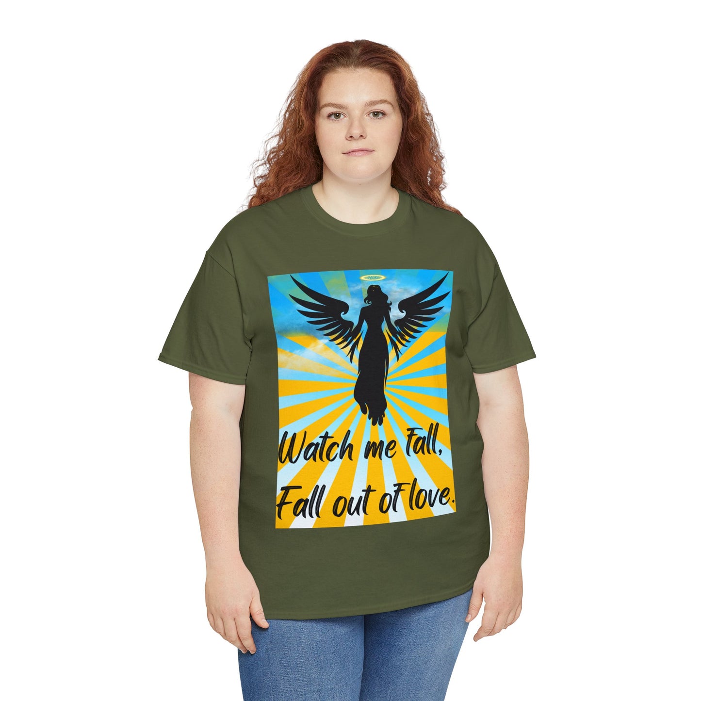 FALL OUT OF LOVE Unisex Heavy Cotton Tee