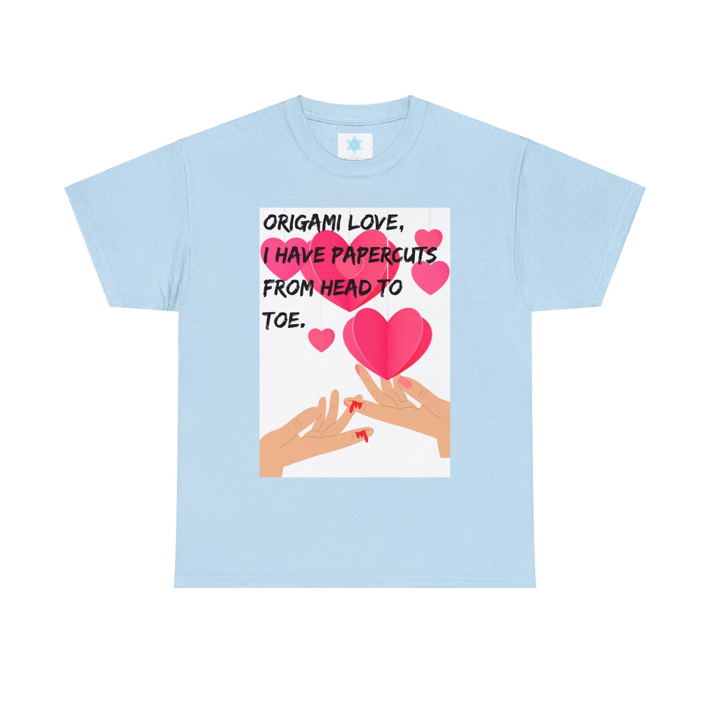 ORIGAME LOVE Unisex Heavy Cotton Tee