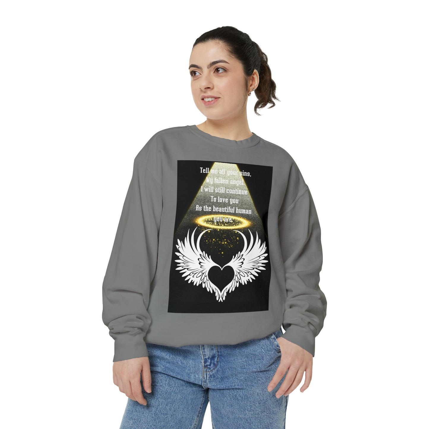 FALLEN ANGEL Unisex Garment-Dyed Sweatshirt
