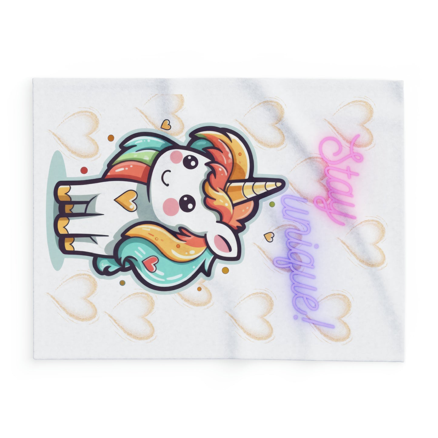 STAY UNIQUE  Arctic Fleece Blanket
