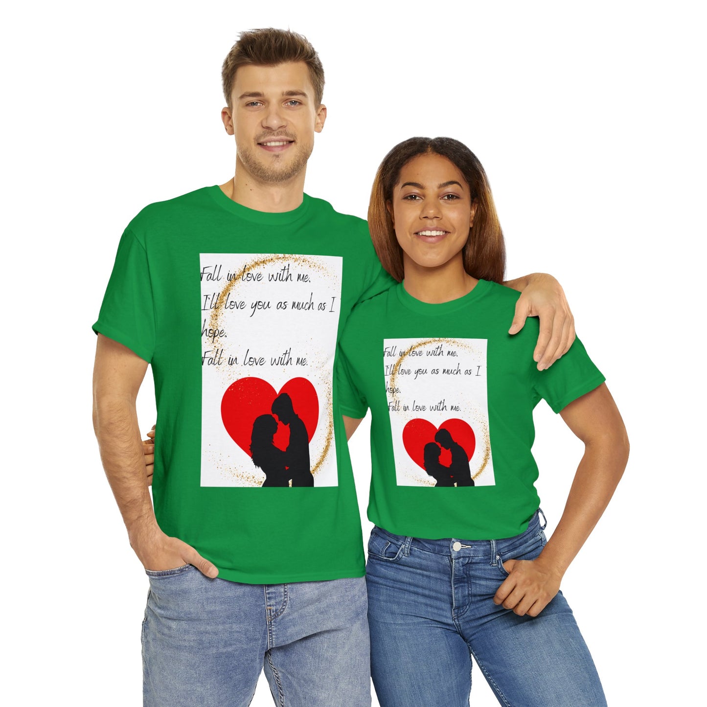 FALL IN LOVE WITH ME Unisex Heavy Cotton Tee
