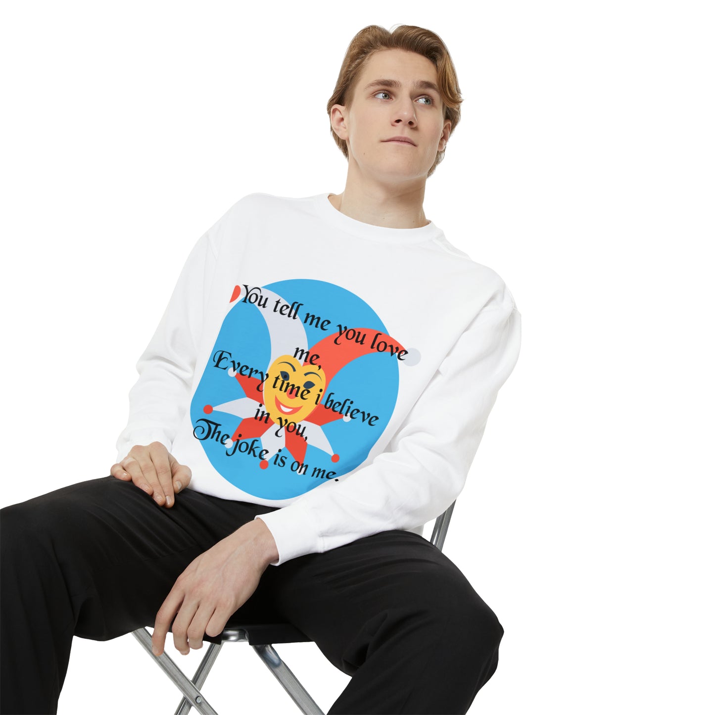 THE JOKESTER Unisex Garment-Dyed Sweatshirt