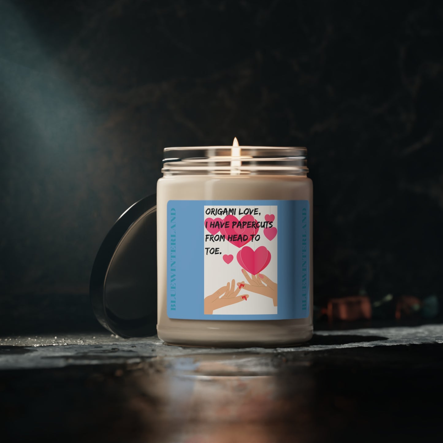ORIGAME LOVE  Scented Soy Candle, 9oz