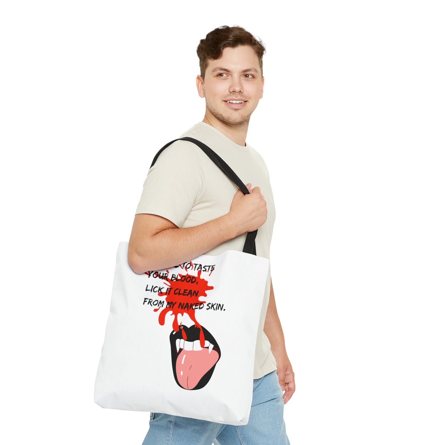 LICK YOU CLEAN Tote Bag (AOP)