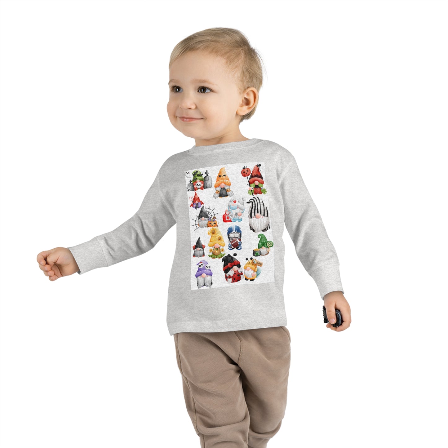 HALLOWEEN GNOMES Toddler Long Sleeve Tee