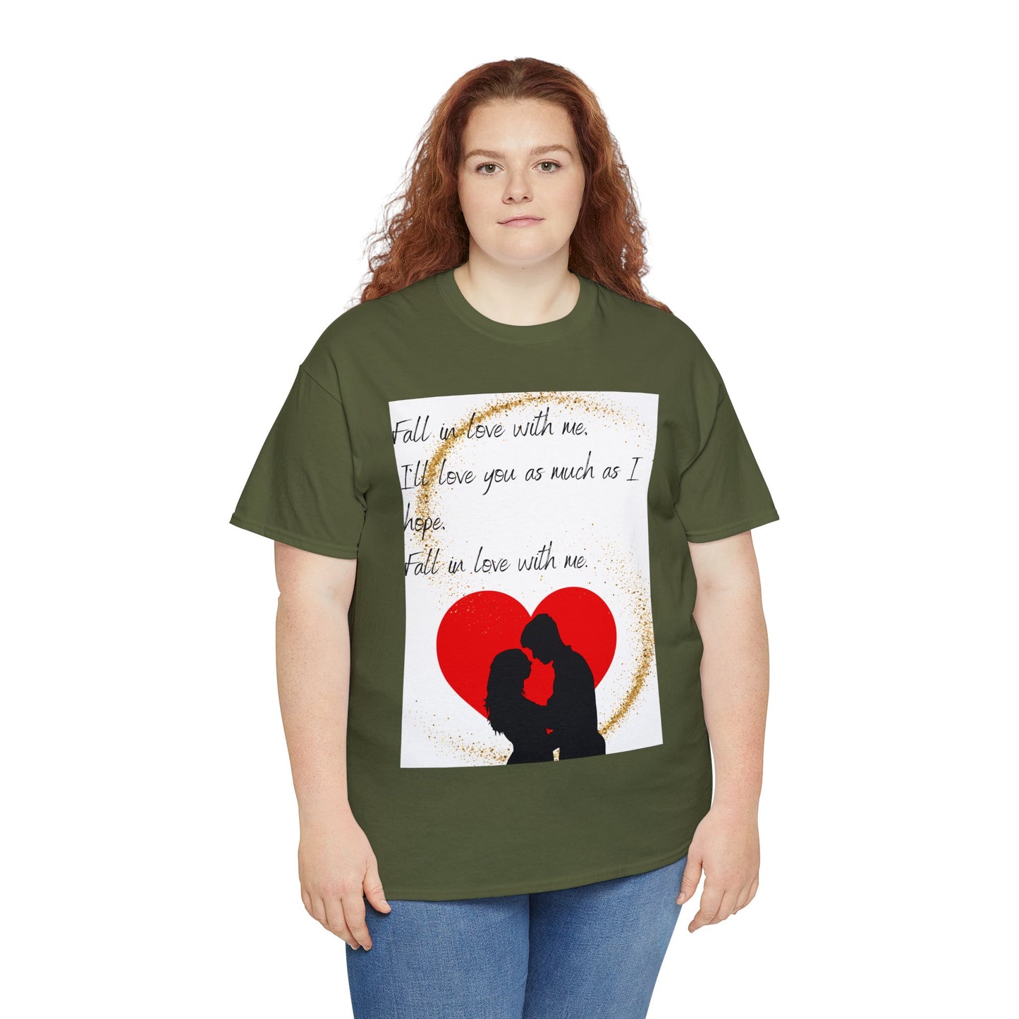 FALL IN LOVE WITH ME Unisex Heavy Cotton Tee