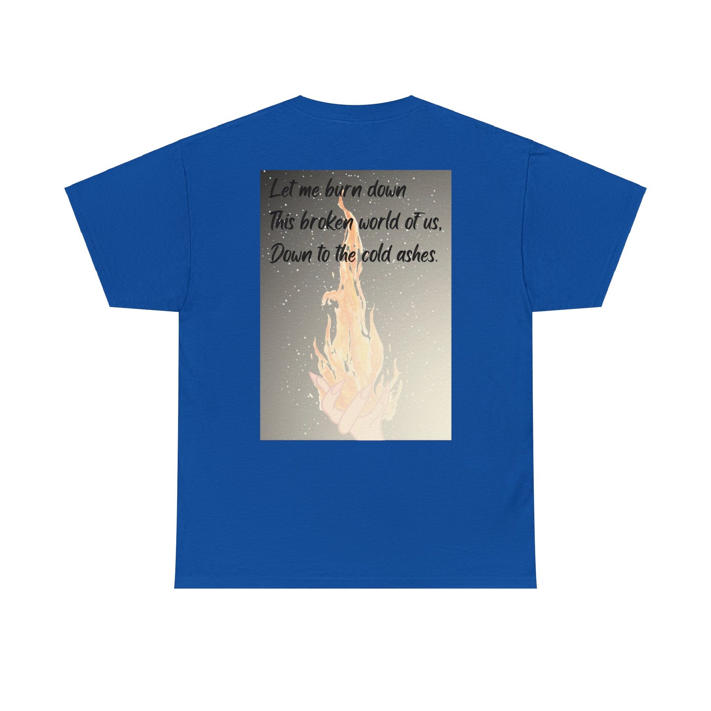 DOWN TO THE ASHES  Unisex Heavy Cotton Tee