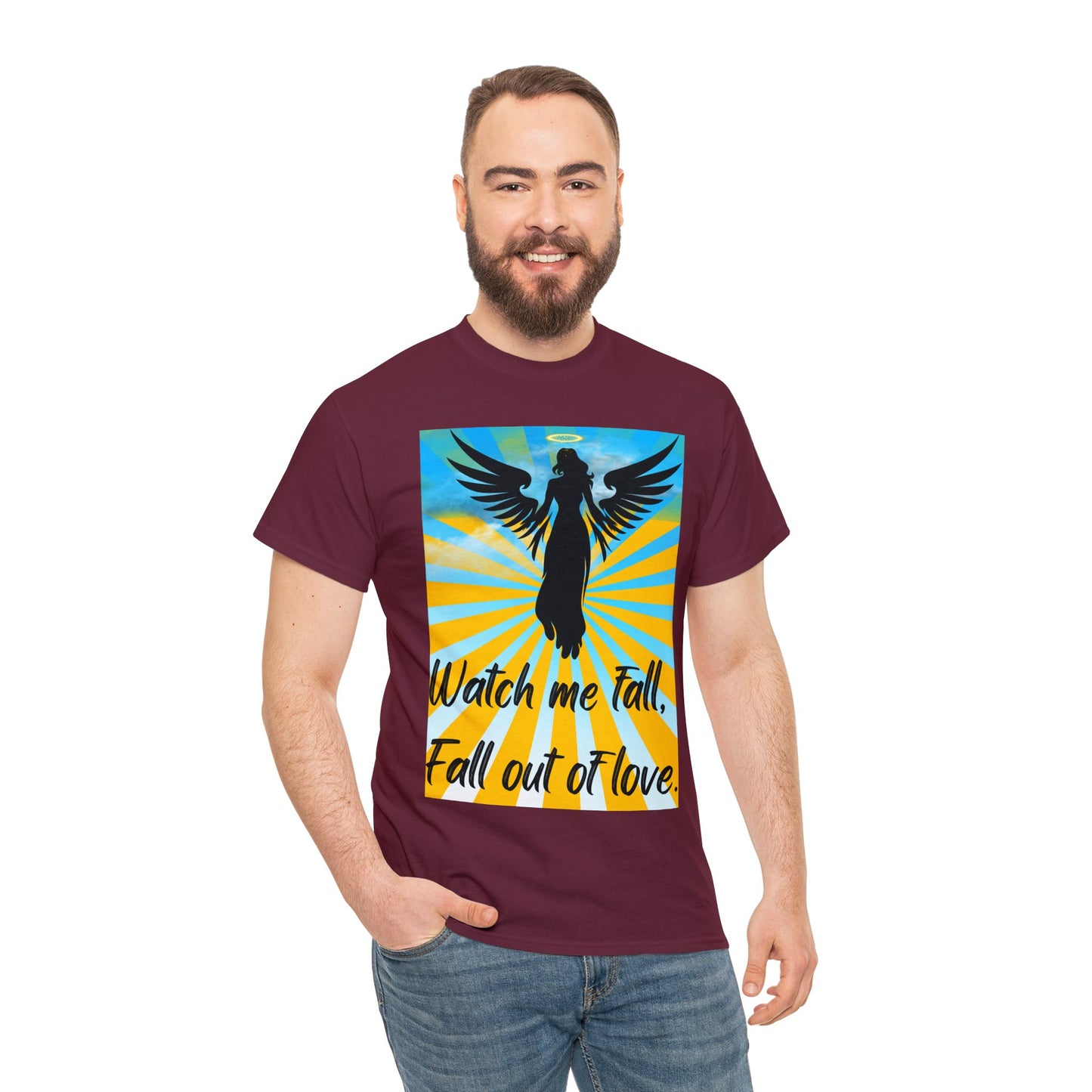 FALL OUT OF LOVE Unisex Heavy Cotton Tee