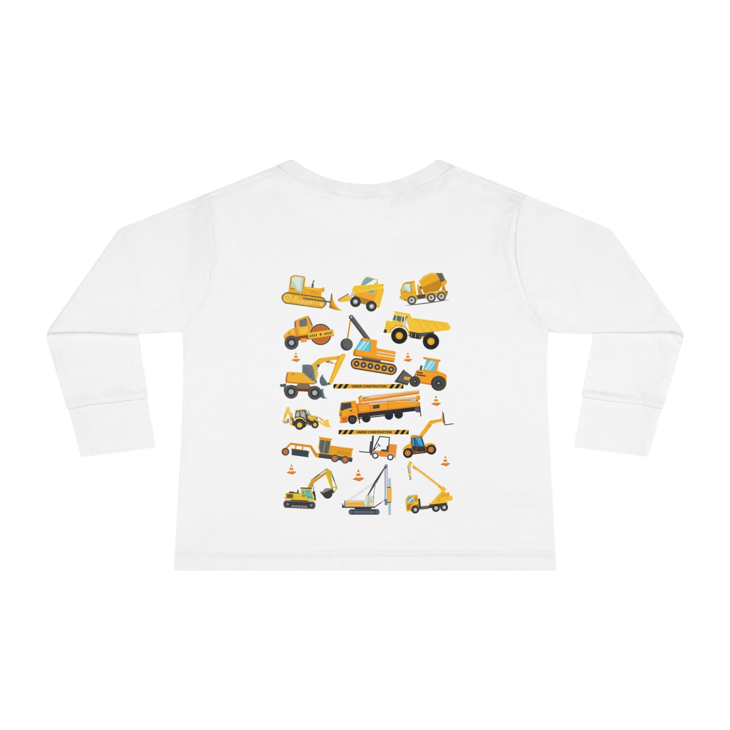 CONSTRUCTION TRUCKS V2 Toddler Long Sleeve Tee