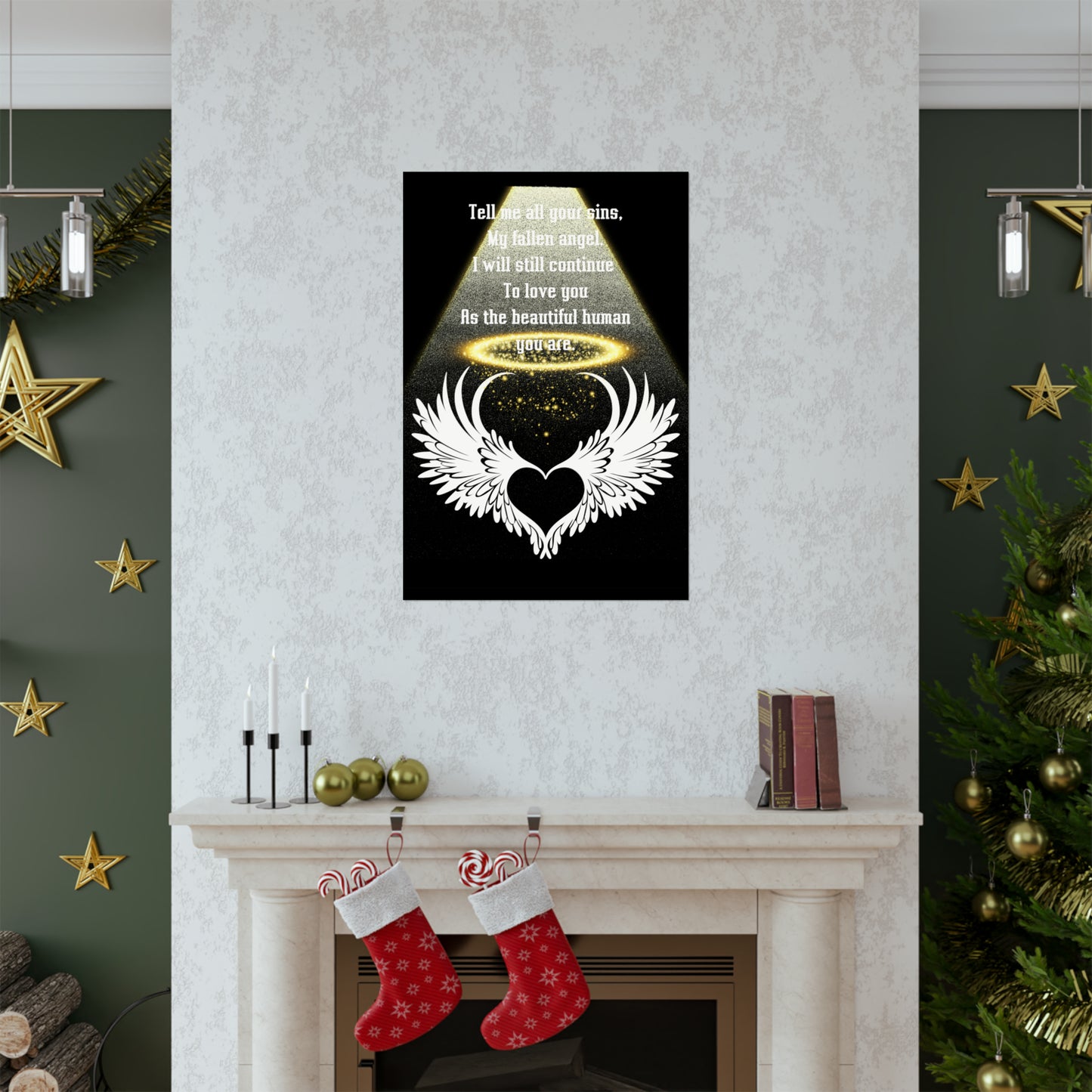 FALLEN ANGEL  Matte Vertical Posters